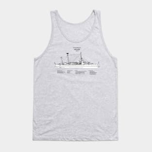 Duane wpg-33 United States Coast Guard Cutter - SBDpng Tank Top